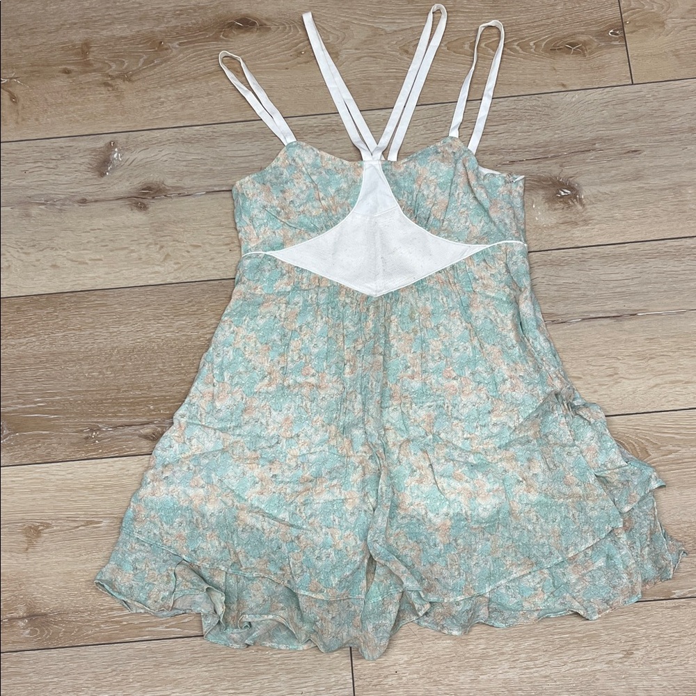Free People White Sleeveless Dress